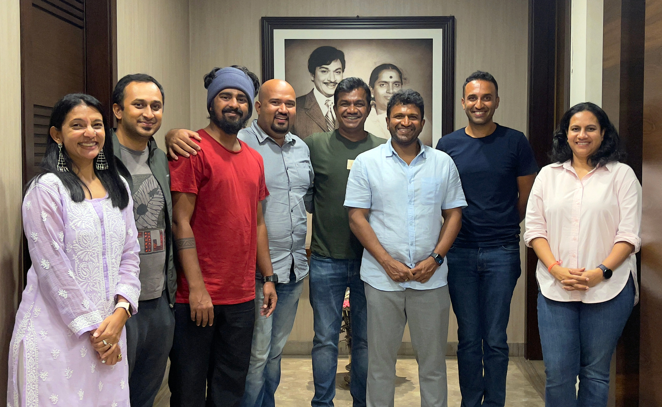 Team Portrait with Puneeth